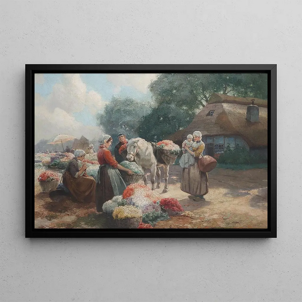Rudolf Alfred Hger - Hollndischer Blumenmarkt.webp