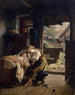Wnętrze z zasypiającymi braćmi i siostrami - Rudolf Epp — widok dzieła