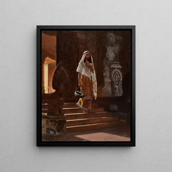 Un derviche - Rudolf Ernst — oprawiony obraz na ścianie