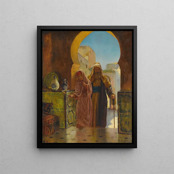 Un coup de main - Rudolf Ernst — oprawiony obraz na ścianie