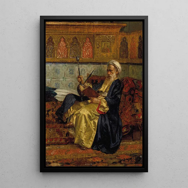 Arabskiego uczonego - Rudolf Ernst — oprawiony obraz na ścianie