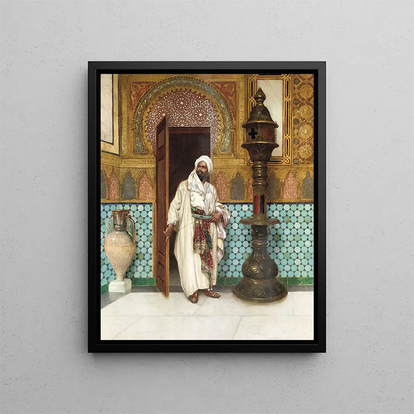 Rudolf Ernst - An elegant chieftain in his palace.webp