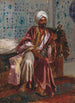 Arabski palący fajkę wodną - Rudolf Ernst — widok dzieła