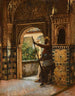 Garder l'Alhambra - Rudolf Ernst — widok dzieła