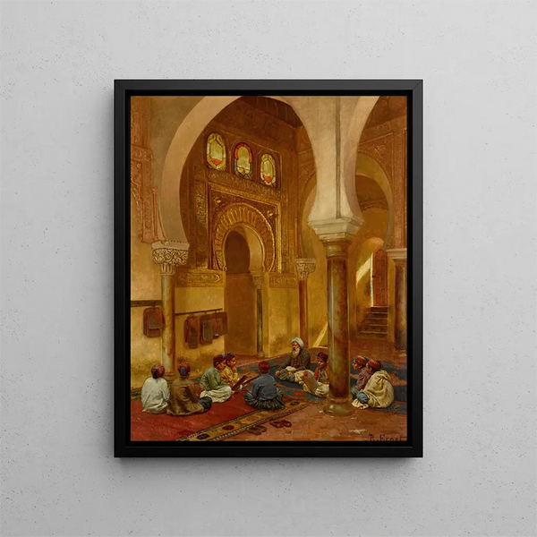 W Madrasie - Rudolf Ernst — oprawiony obraz na ścianie