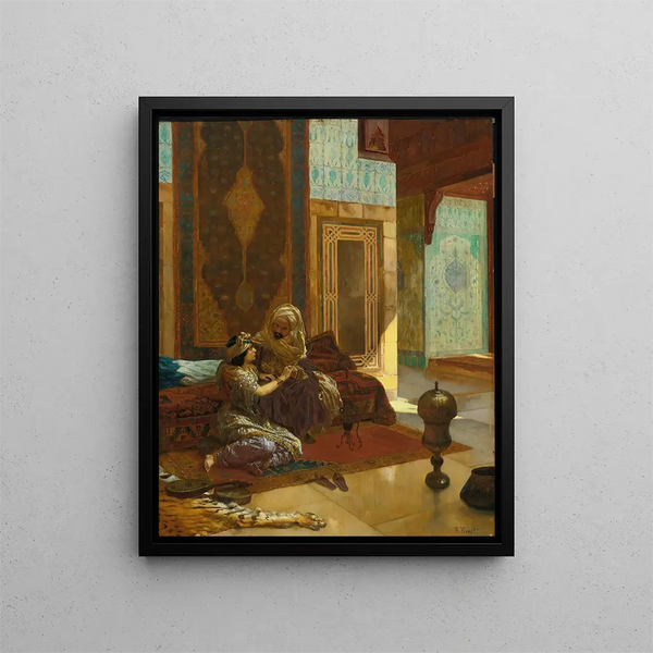 Le favori - Rudolf Ernst — oprawiony obraz na ścianie
