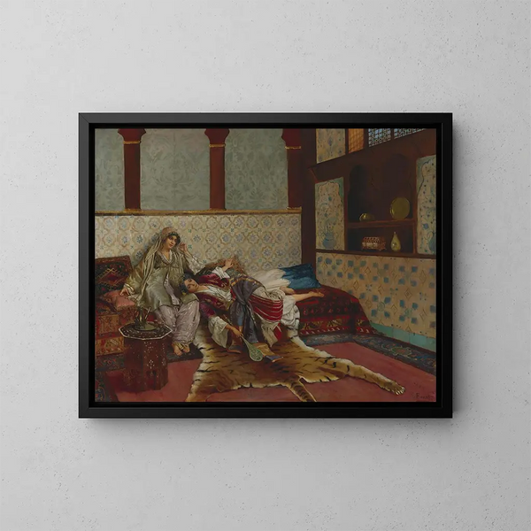 Zapomniana melodia - Rudolf Ernst — oprawiony obraz na ścianie