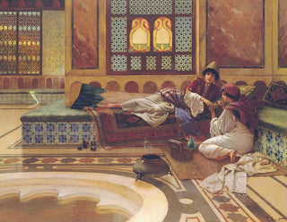 La manucure - Rudolf Ernst — widok dzieła