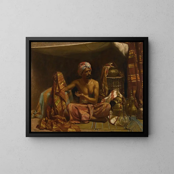 Le marchand de tapis - Rudolf Ernst — oprawiony obraz na ścianie