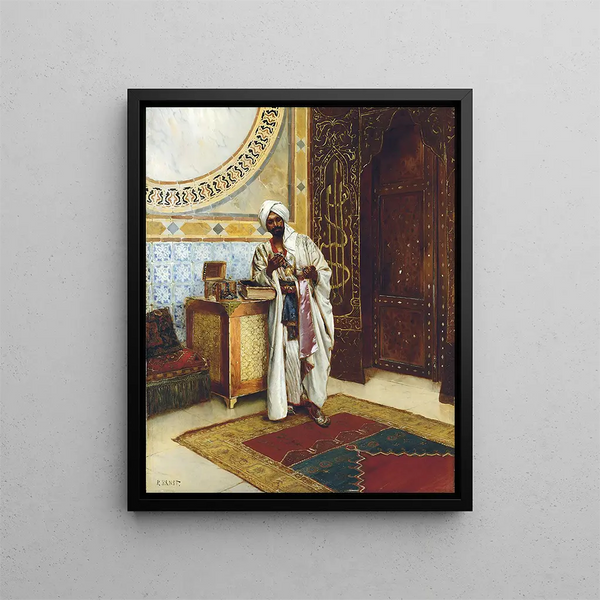La boîte à bijoux - Rudolf Ernst — oprawiony obraz na ścianie