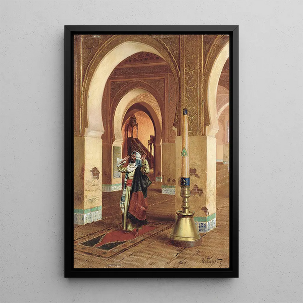 La Prière - Rudolf Ernst — oprawiony obraz na ścianie
