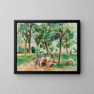 Rudolf Grossmann - Garten in Langenargen mit Hans Purrmann.webp