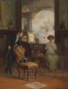 Niespodziewana wizyta - Rudolf Rößler — widok dzieła