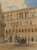 Cour du Palais des Doges à Venise - Rudolf von Alt — widok dzieła