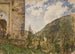 Cmentarz w Gastein - Rudolf von Alt — widok dzieła