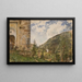 Cmentarz w Gastein - Rudolf von Alt — oprawiony obraz na ścianie
