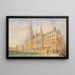 L'Hôtel de Ville de Vienne et la Place de l'Hôtel de Ville avec des Figures - Rudolf von Alt — oprawiony obraz na ścianie