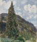 Stary świerk z Bad Gastein - Rudolf von Alt — widok dzieła