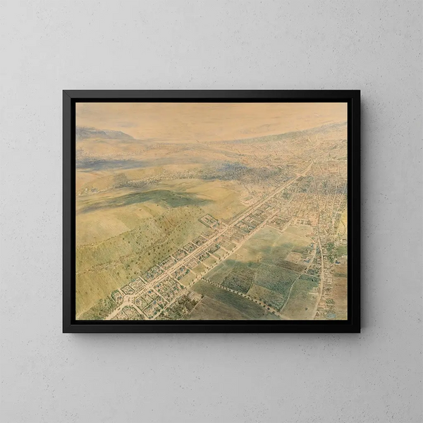 Boulevard Dornbacher et Alsbach - Rudolf von Alt — oprawiony obraz na ścianie