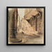 Rue Grenier sur l'Eau - Charles Jouas — oprawiony obraz na ścianie
