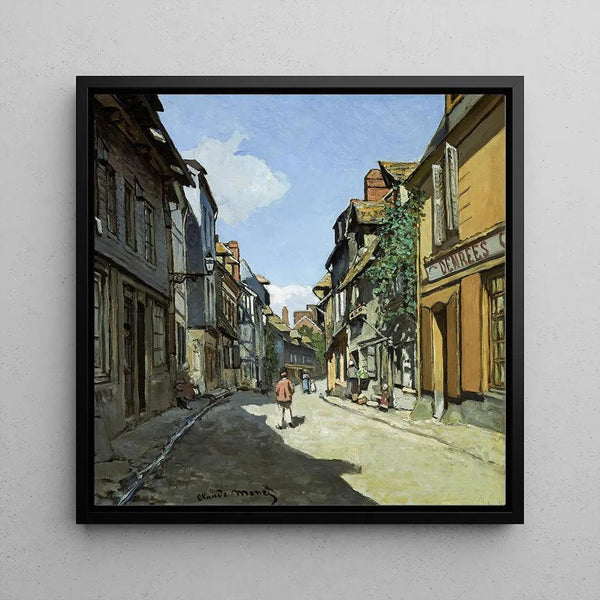 Reprodukcja obrazu Rue de la Bavole, Honfleur - Claude Monet