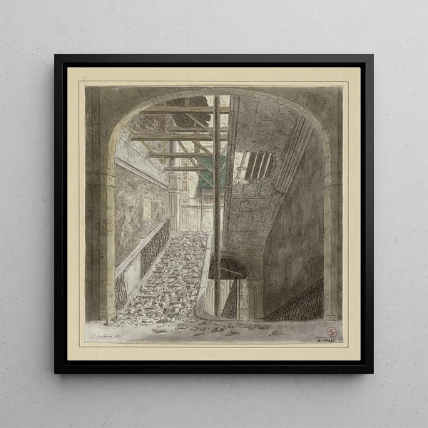Ruines de la Cour des Comptes, quai d'Orsay, 7ème arrondissement - Jules Gaildrau