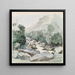 Ruisseau de montagne à Cachoeira do Marmello - Ferdinand Keller — oprawiony obraz na ścianie