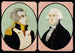 Washington i Lafayette - S Wehry — widok dzieła