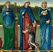 Świętej Barbary, Świętej Doroty i Świętej Agnieszki - Sir Edward Coley Burne-Jones — aranżacja we wnętrzu