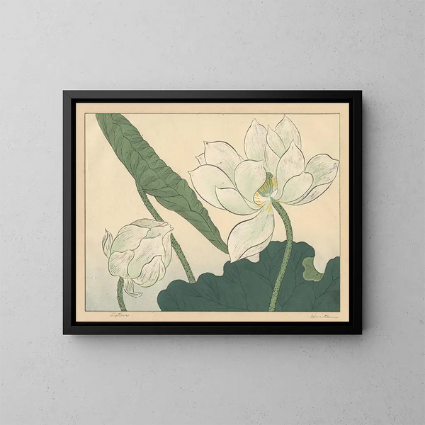Lotus - Sakai Hōitsu — oprawiony obraz na ścianie