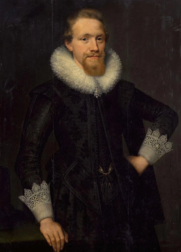 portret Jacob Pergens - Salomon Mesdach — oprawiony obraz na ścianie