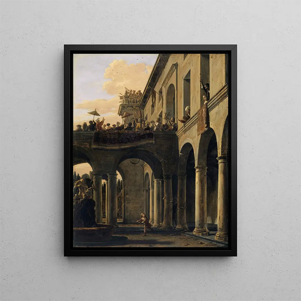 Salomon de Bray - Samson Destroying the Temple.webp