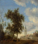 Widok na Beverwijk - Salomon van Ruysdael — widok dzieła