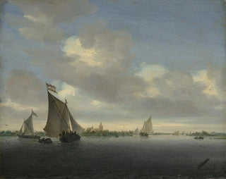 Marine - Salomon van Ruysdael — widok dzieła