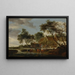 L'abreuvoir - Salomon van Ruysdael — oprawiony obraz na ścianie
