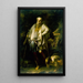 Diogenes rzucający swój kubek - Salvator Rosa — oprawiony obraz na ścianie