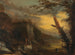 Figury łowiące w skalistym krajobrazie nadmorskim - Salvator Rosa — widok dzieła