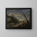pejzaż z kąpiącymi się - Salvator Rosa — oprawiony obraz na ścianie