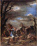 pejzaż z postaciami - Salvator Rosa — widok dzieła