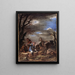 pejzaż z postaciami - Salvator Rosa — oprawiony obraz na ścianie