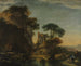 Ruiny w skalistym krajobrazie - Salvator Rosa — widok dzieła