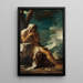 Święty Onufry - Salvator Rosa — oprawiony obraz na ścianie