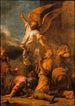 L'Ange opuszczający dom Tobiego - Salvator Rosa — widok dzieła