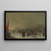 Givre sur la Tamise - Samuel Collings — oprawiony obraz na ścianie