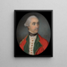 Portret oficera piechoty - Samuel Cotes — oprawiony obraz na ścianie