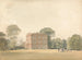 boczny widok domu Ayot, Hertfordshire - Samuel Davis — widok dzieła