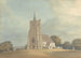 L'Église dans le parc de Knebworth - Samuel Davis — widok dzieła