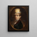 Portret mężczyzny w cylinderze - Samuel Finley Breese Morse — oprawiony obraz na ścianie