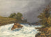 Scena nad rzeką z domem - Samuel H Owen — widok dzieła