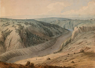 Samuel Hieronymus Grimm - The River Avon near Bristol Somerset from Saint Vincent Rock.webp